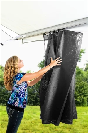 Camco RV Awning Shade Kit – 54″ x 120″ – Black