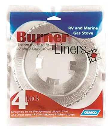 Camco RV Gas Stove Burner Liners – 4 Pack