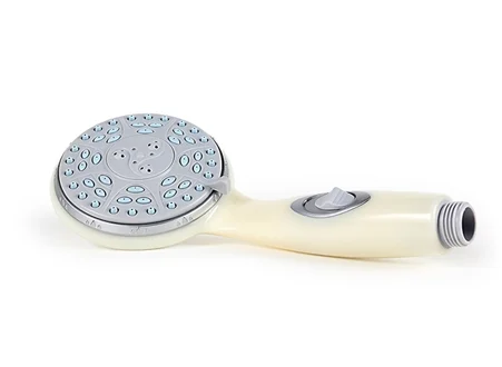 Camco RV Shower Head With On-Off Switch – Off White