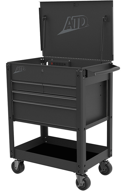 ATD Tools 31" 4-Drawer Quick Assembly Deluxe Service Cart
