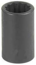 Grey Pneumatic 3/8" Drive x 21mm 12 Point Standard Socket (1121M)