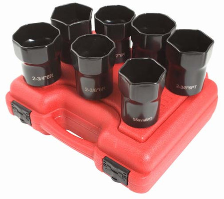 Sunex 1/2" Dr. 7 Pc. Wheel Bearing Lock Nut Set (2847)