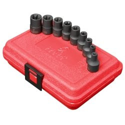 Sunex 3/8" Dr. 9 Pc. External Star Impact Socket Set (3670SE)