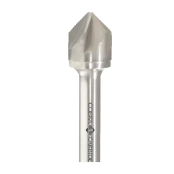 3/8 (60°) 4FL Solid Carbide Countersink DE Drill Point 3/8 x 2-1/2