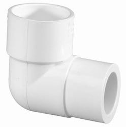 2" X 1-1/4" PVC Schedule 40 90° Reducing Elbow SLIP x SLIP