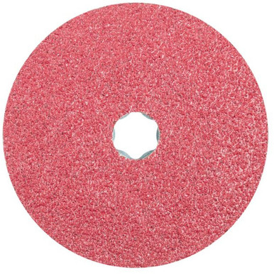 Opens dialog PFERD 40704 COMBICLICK Fiber Disc, 5" Dia. Ceramic Oxide CO, 24 Grit, Upgrade (25pk)