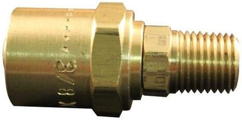 Milton 621-11 Reusable End, 1/4" MNPT, Fits