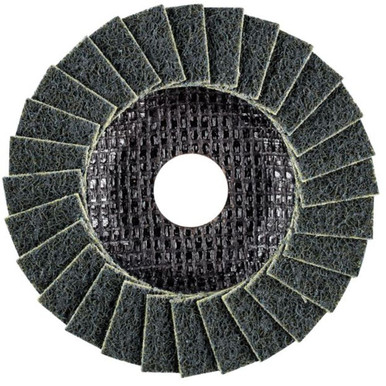 Opens dialog PFERD 43275 4-1/2" POLIVLIES Non-Woven Flap Disc 7/8" Arbor Hole - Fine Grade (5pk)