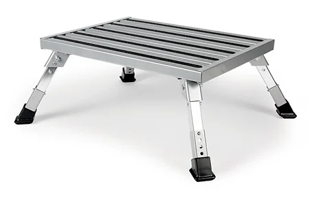 Camco RV Adjustable Aluminum Platform Step