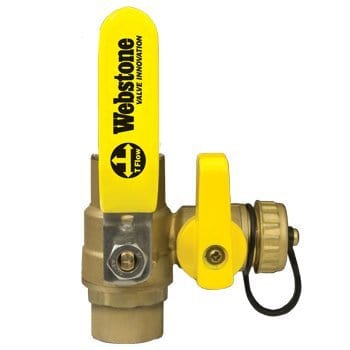 1/2" C x C Ball W/Drain