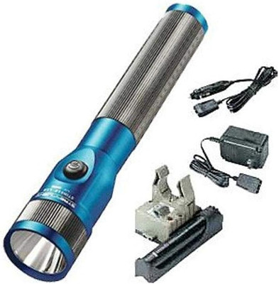 Streamlight Stinger LED Rechargeable Flashlight with Four Modes, Blue (75613)