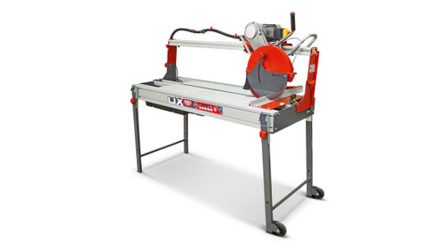 Rubi Tile Saws DX-350-1300 ZERO DUST (3hp) 58"-12" blade(1"arbor)Laser&Level