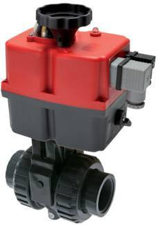 63mm 24-240V AC/DC Modulating VDL 2-way PVC Ball Valve