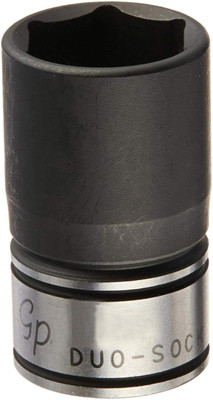Grey Pneumatic 1/2" Drive x 1-5/16" Standard Duo-Socket - 6pt (82042R)