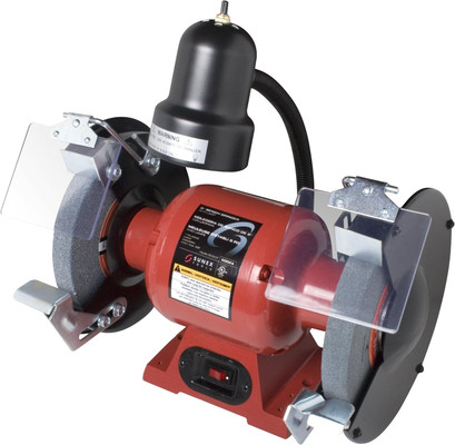 Sunex 8" Bench Grinder with Adjustable Light (5002A)