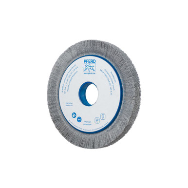 Opens dialog PFERD 83740 10" M-BRAD Composite Whl. Brush, 2" AH Crimped Filament, .040 SiC 120 Grit, 1-1/2" Trim