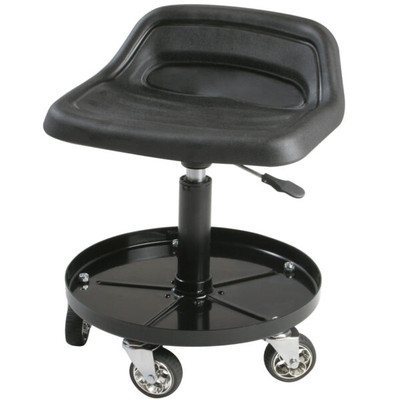 Sunex Hydraulic Swivel Tractor Seat with Tool Tray and Casters (8514)
