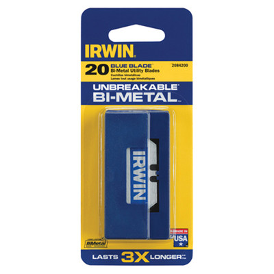 Irwin 20-Pack Bi-Metal Utility Blades w/Dispenser (2084200)
