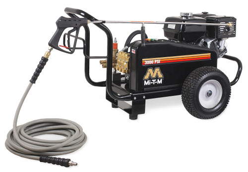 Mi-T-M CW-3004-4MGH Cold Water Pressure Washers, CW Premium Series Gasoline Belt