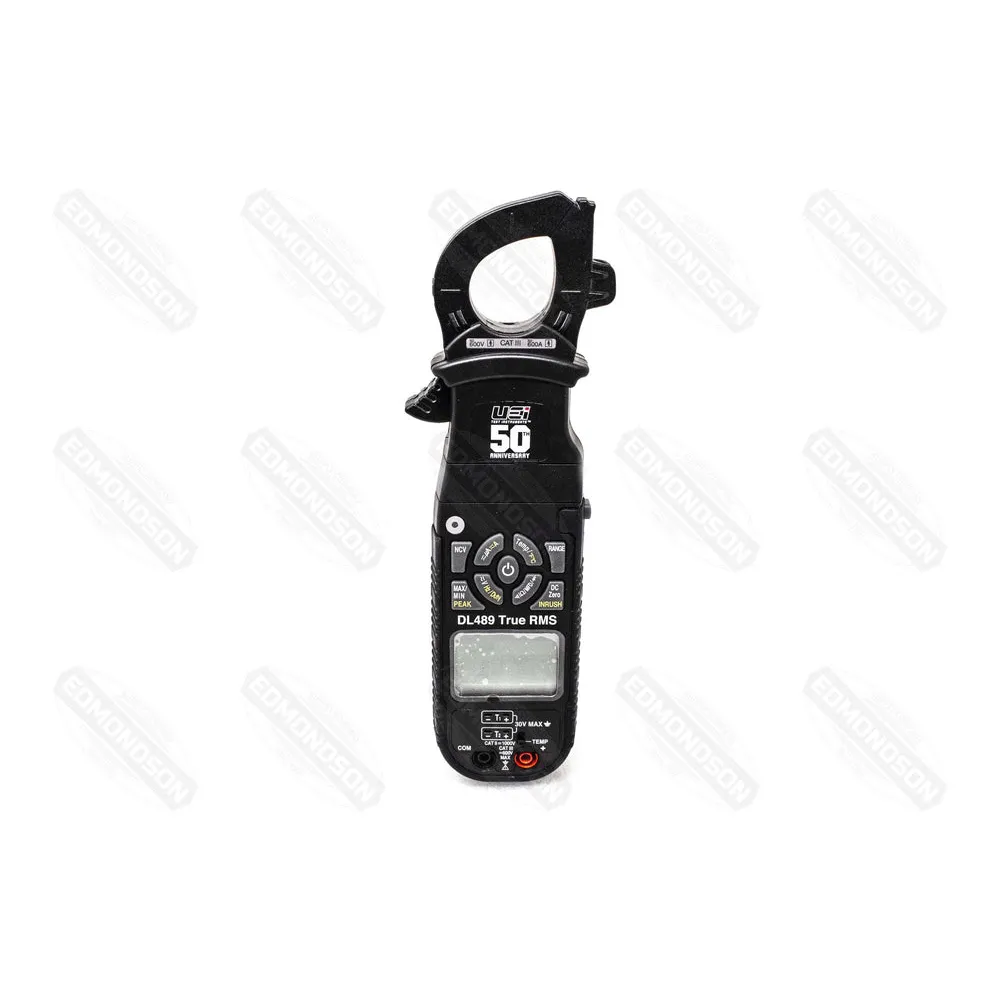 UEi DL489 Premium Dual Display True RMS Digital Clamp Meter w/ Dual Temperature