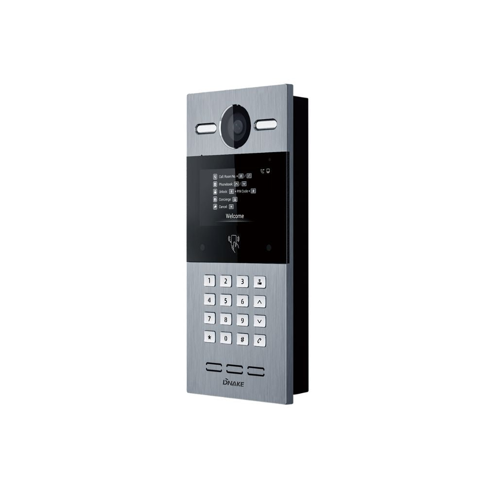 DNAKE S215 Smart Intercom System with 4.3" Screen and Physical Keypad, Weatherproof, Cloud-Based, PoE or 12V,Surface Mount with 5 App License