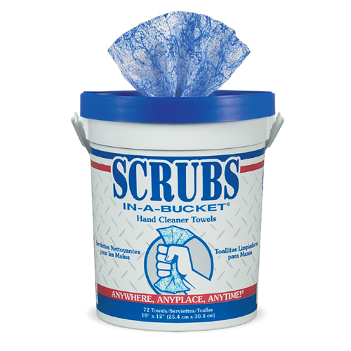 ITW Dyken 192218 Scrubs In-A-Bucket Hand Cleaner 72-ct Towels