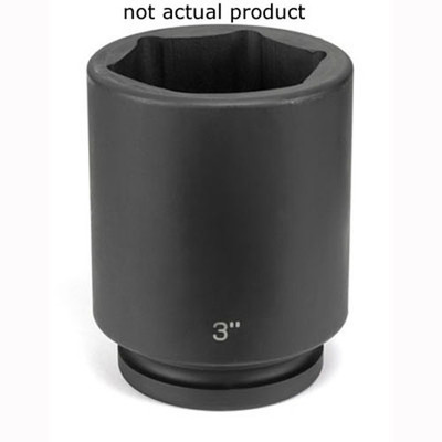 Grey Pneumatic 1" Drive x 2-3/16" Deep Socket (4070D)