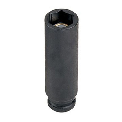Grey Pneumatic 1/4" Drive x 12mm Magnetic Deep Socket (912MDG)
