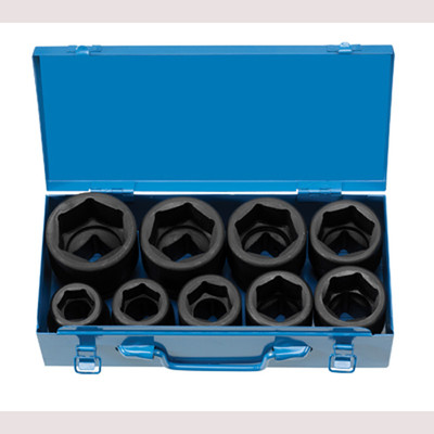 Grey Pneumatic 1" Drive 9-Piece Standard "Jumbo" Set (9159)