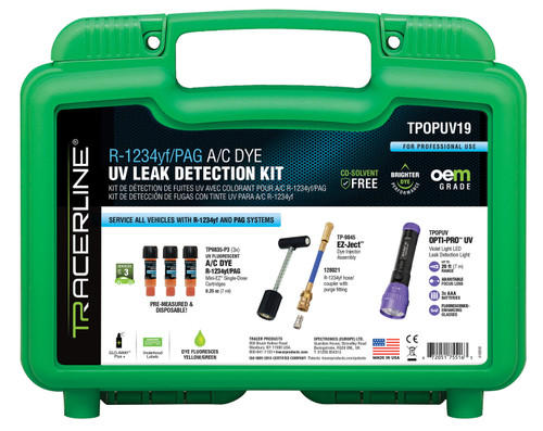 Tracerline R1234yf/PAG A/C Dye UV Leak Detection Kit