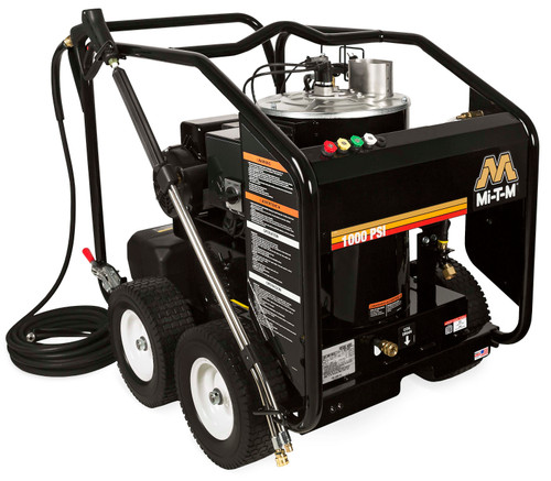Mi-T-M HSE-1002-0MG10 Hot Water Pressure Washers, HSE Series Electric Direct Dri