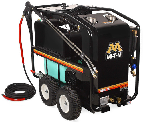 Mi-T-M HSE-3504-0M10 Hot Water Pressure Washers, HSE Series Electric Belt Drive
