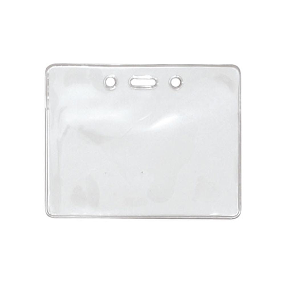 IDP Clear Horizontal Badge Holder 100/pack | IDP-900610