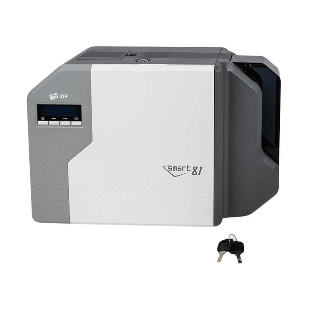 IDP SMART-81DS Retransfer Duplex ID Card Printer with Banking Security Features (600 dpi/USB/Ethernet Ports) | IDP-653826