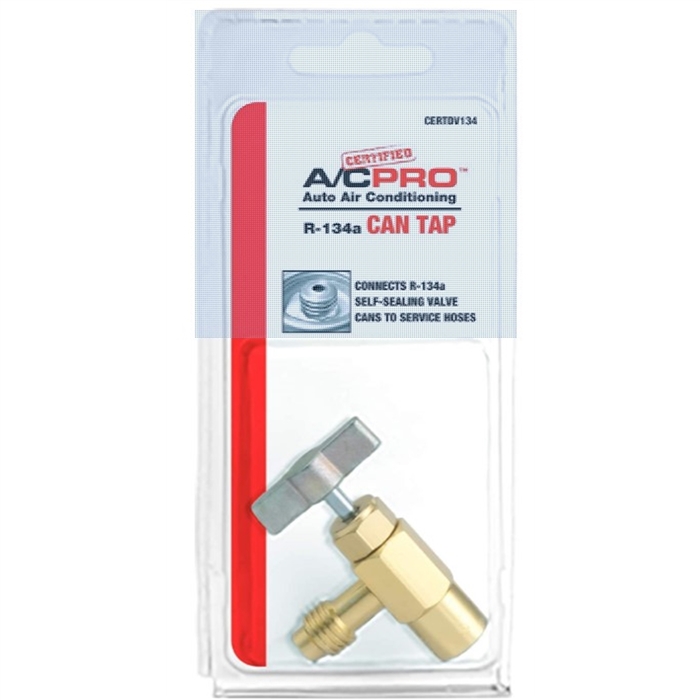 Interdynamics Certdv134-6Ac R134A Refrigerant Self-Sealing Can Tap