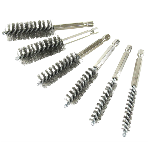 Innovative Products Of America 8080 Twisted Wire Bore Brush Set (Stainless Steel)