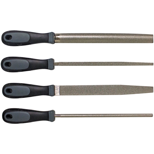 Innovative Products Of America 8108 8 in. Diamond File Set of 4