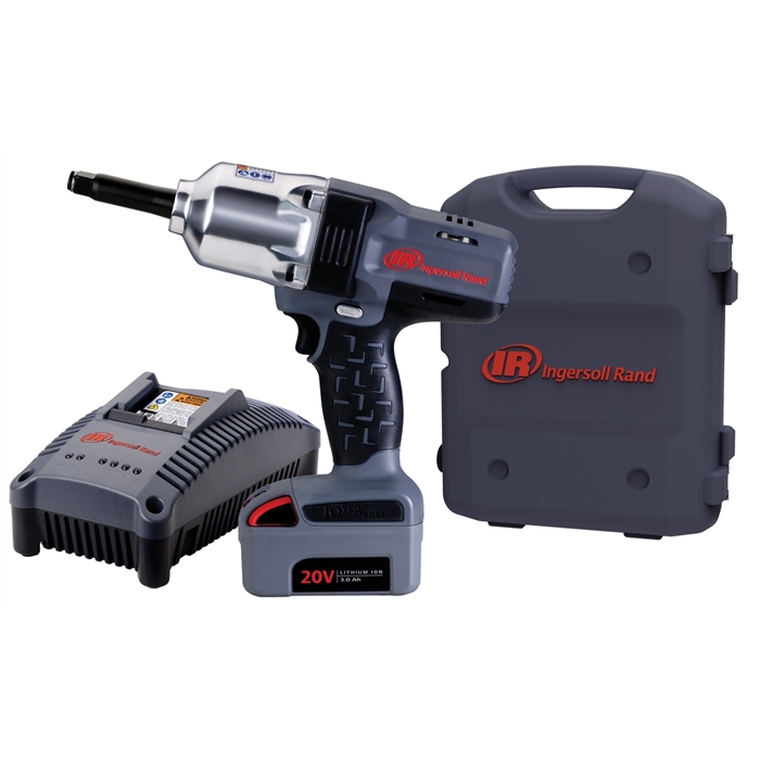 Ingersoll Rand W7250-K1 IQv20 1/2 in. Drive Impact Wrench w/ Extended Anvil, Charger and (1) Li-Ion Battery Kit