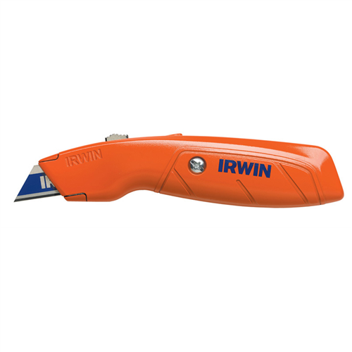 Irwin Industrial 2082300 IRWIN Retractable Utility Knife in Hi-Vis Orange