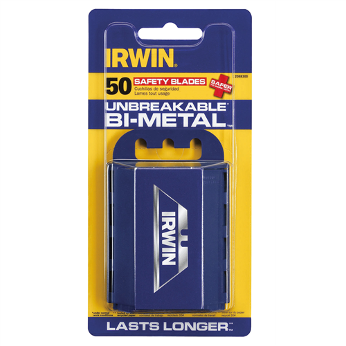 Irwin Industrial 2088300 Irwin Bi-Metal Utility Knife Blades (Pack of 50)