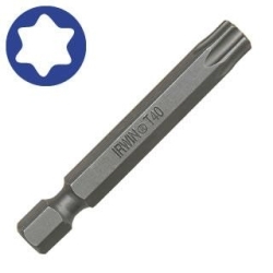 Irwin Industrial IWAF22TX25B5 Power Bit, T25 Torx, 1/4 in. Hex Shank with Groove, 2 in. Long (Bulk)