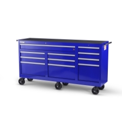 International Tool Box WRB-7311BU 73 x 11 drawer Mobile Cabinet, Blue