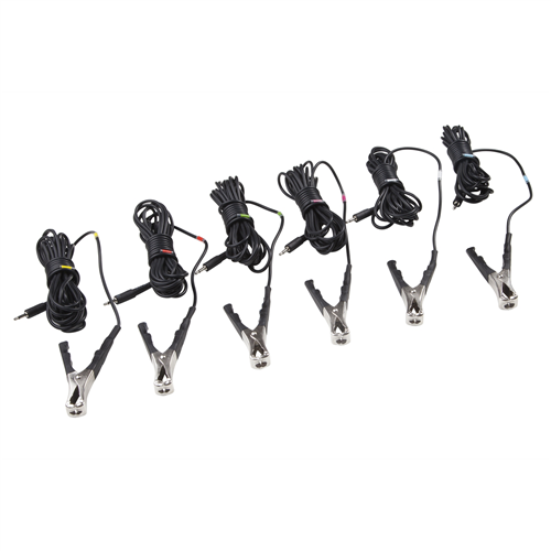 J S Products (steelman) 6635 6-Pack of Leads w/ Clamps Set