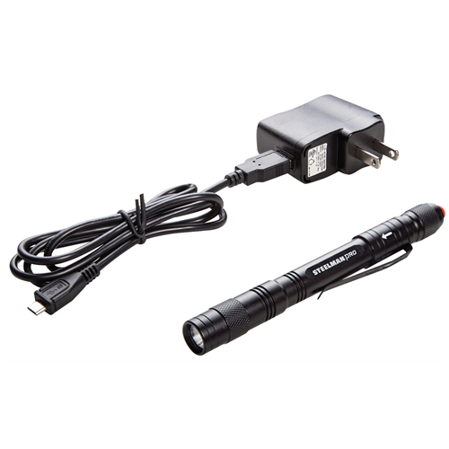 J S Products (steelman) 78609 LED Rechargeable Penlight