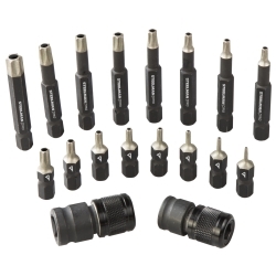 J S Products (steelman) 78764 18 Piece Tamper Proof Diamond Force Star Bit Driver Set