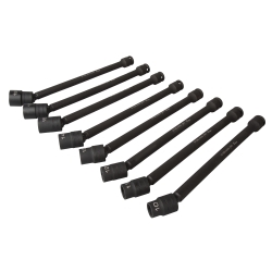 J S Products (steelman) 97887 8-Piece Metric Impact Swivel Extension Socket Set
