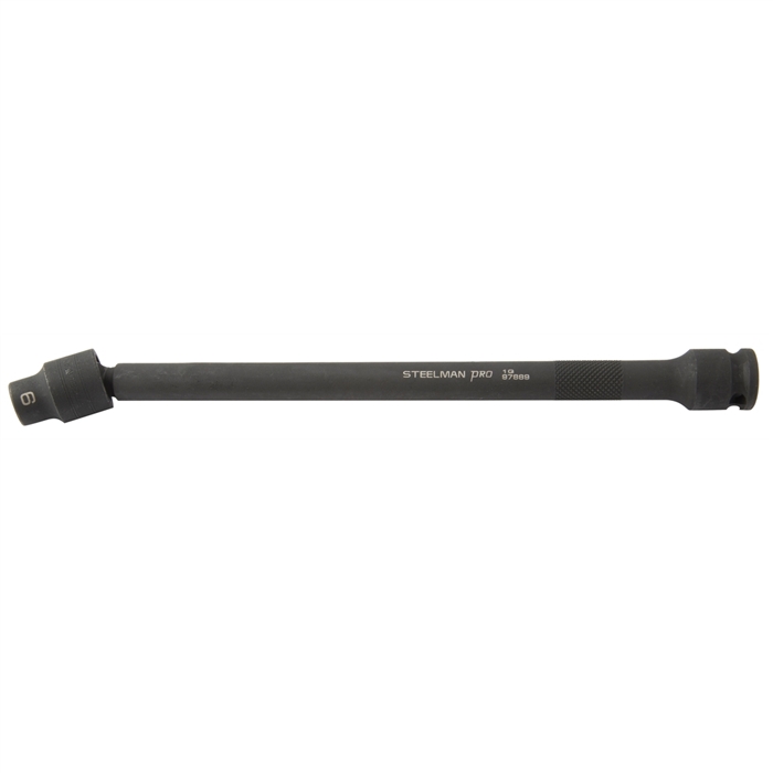 J S Products (steelman) 97889 3/8" Drive x 9" Long Ball-Joint Impact Socket, 9mm