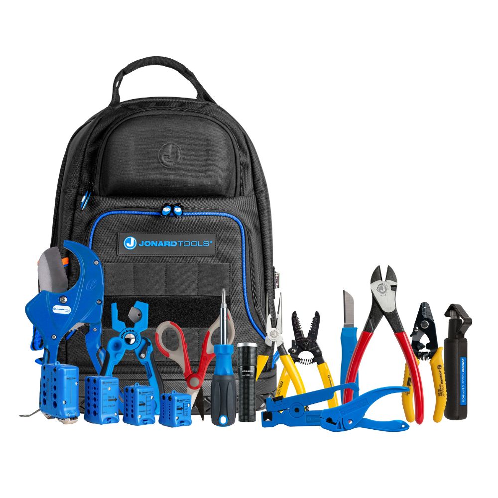 Jonard Tools Advanced Backpack Fiber Prep Kit (BP-100) | JON-TK-179B