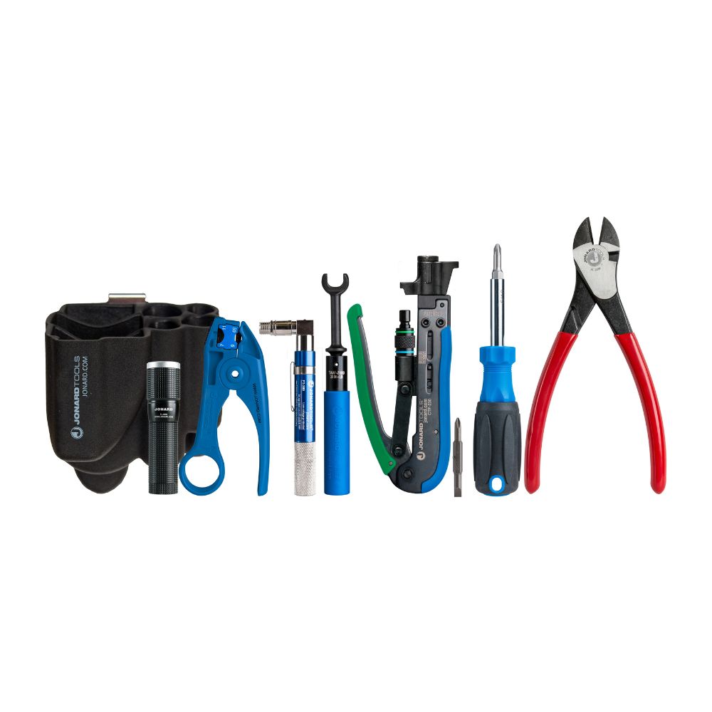 Jonard Tools COAX Tool Kit with Dual Compression Tool | JON-TK-87