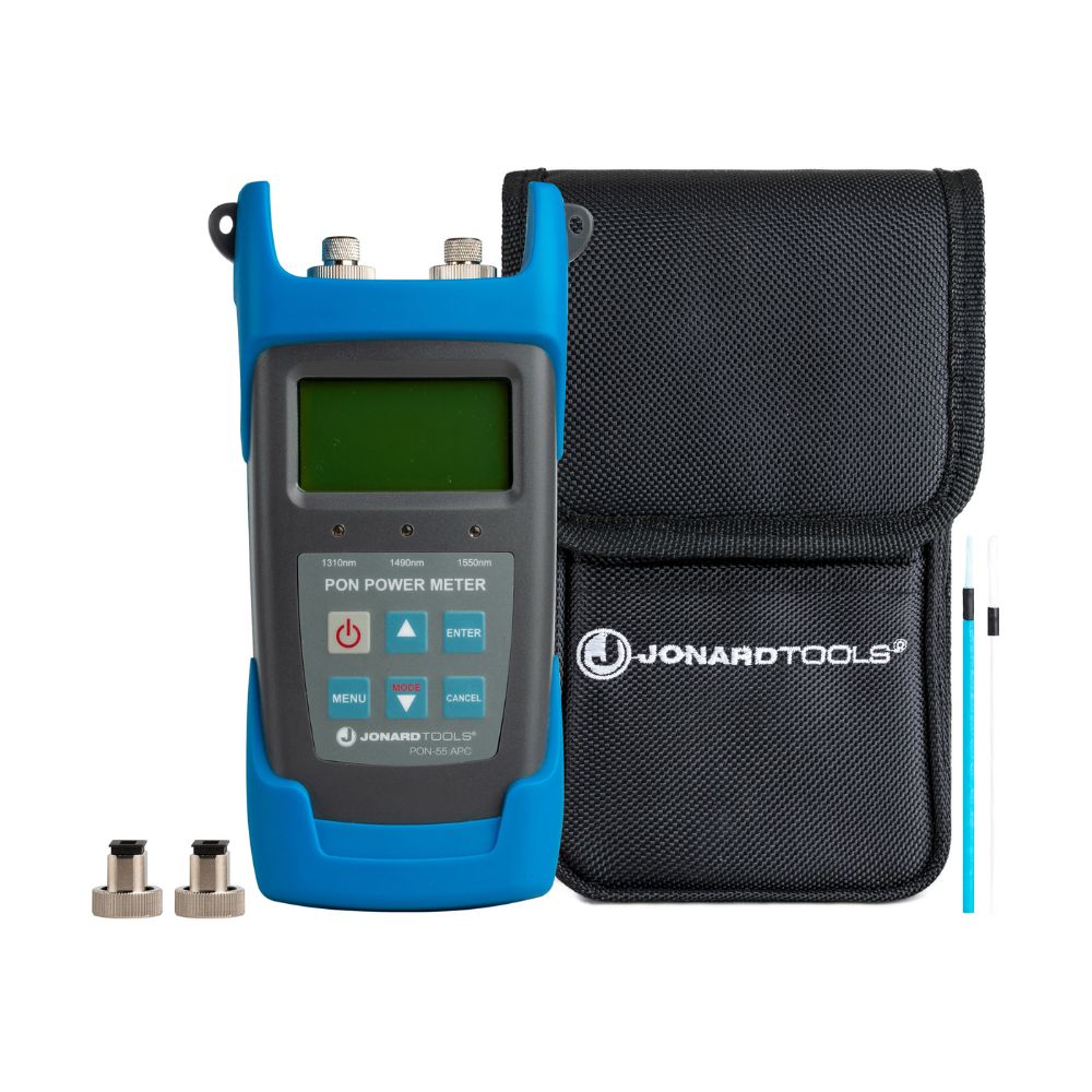 Jonard Tools Passive Optical Network Power Meter for BPON/EPON/GPON, APC | JON-PON-55